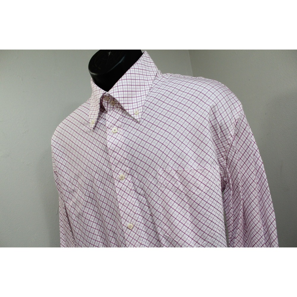 Tommy Hilfiger Dress Shirt Geometric Long Sleeve Button‎ Up Mens Size XL